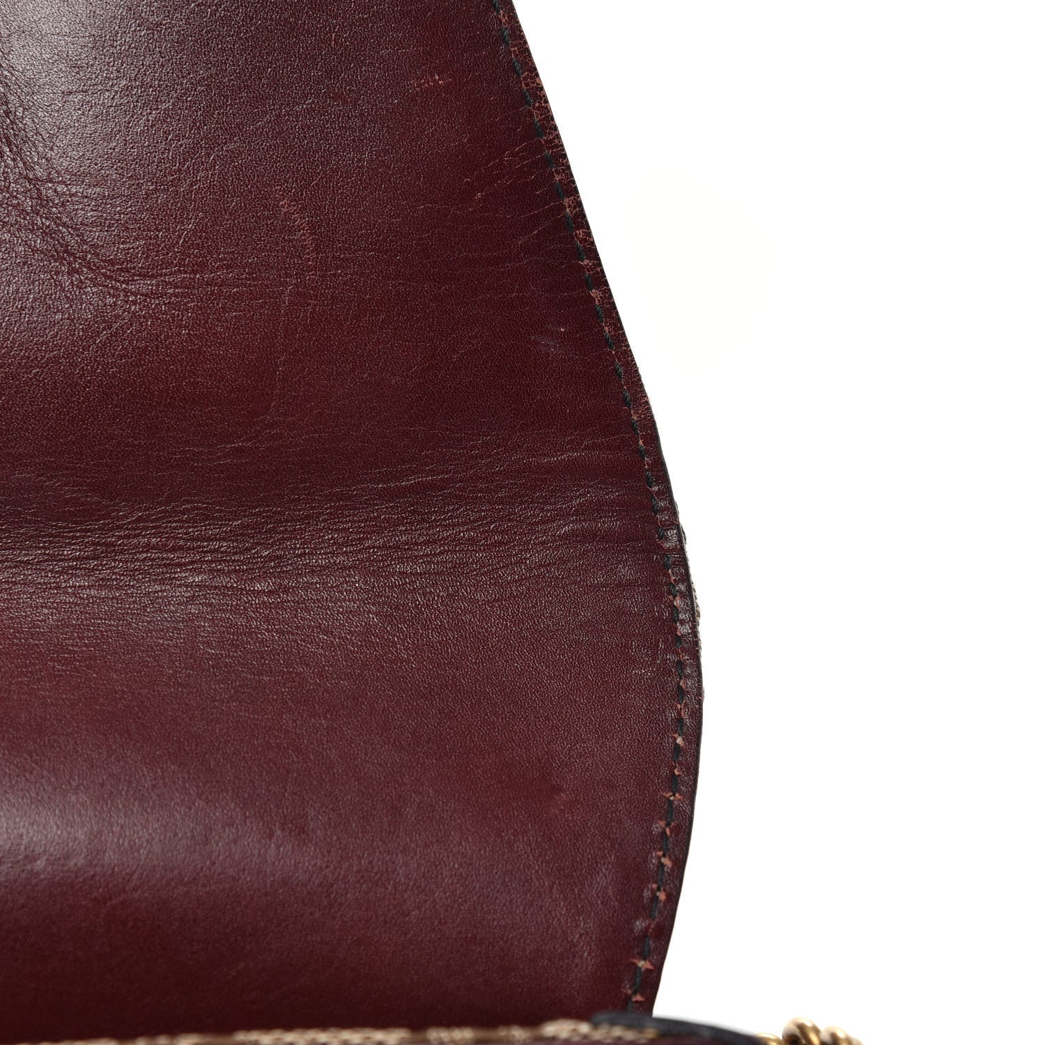 Gucci Monogram Studded Horsebit Clutch Bordeaux 14 of 14