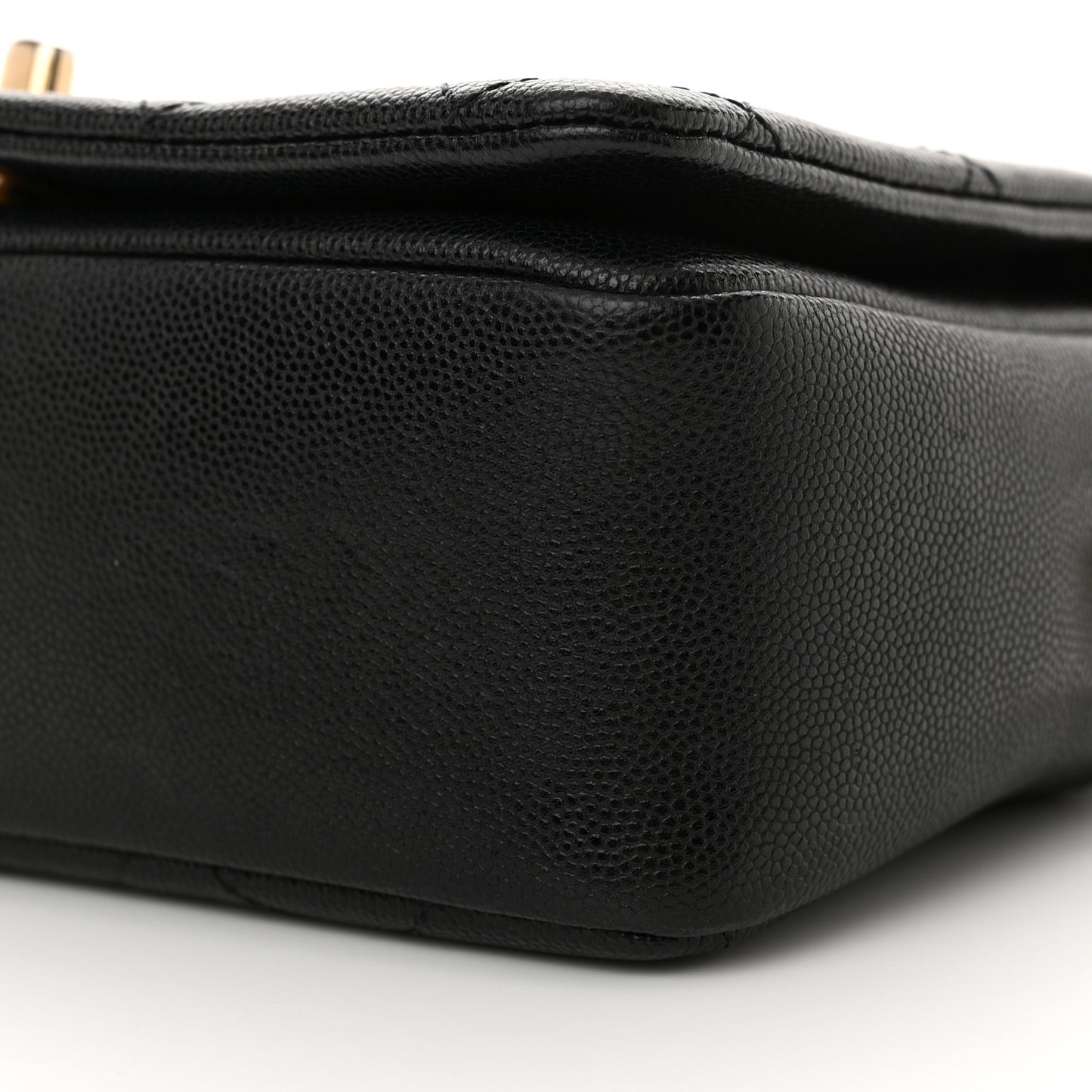 Caviar Quilted Small Fashion Therapy Flap Bag Black