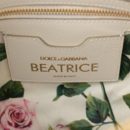 Dolce & Gabbana Canvas PVC Floral Printed Beatrice Tote Multicolor 9 of 14