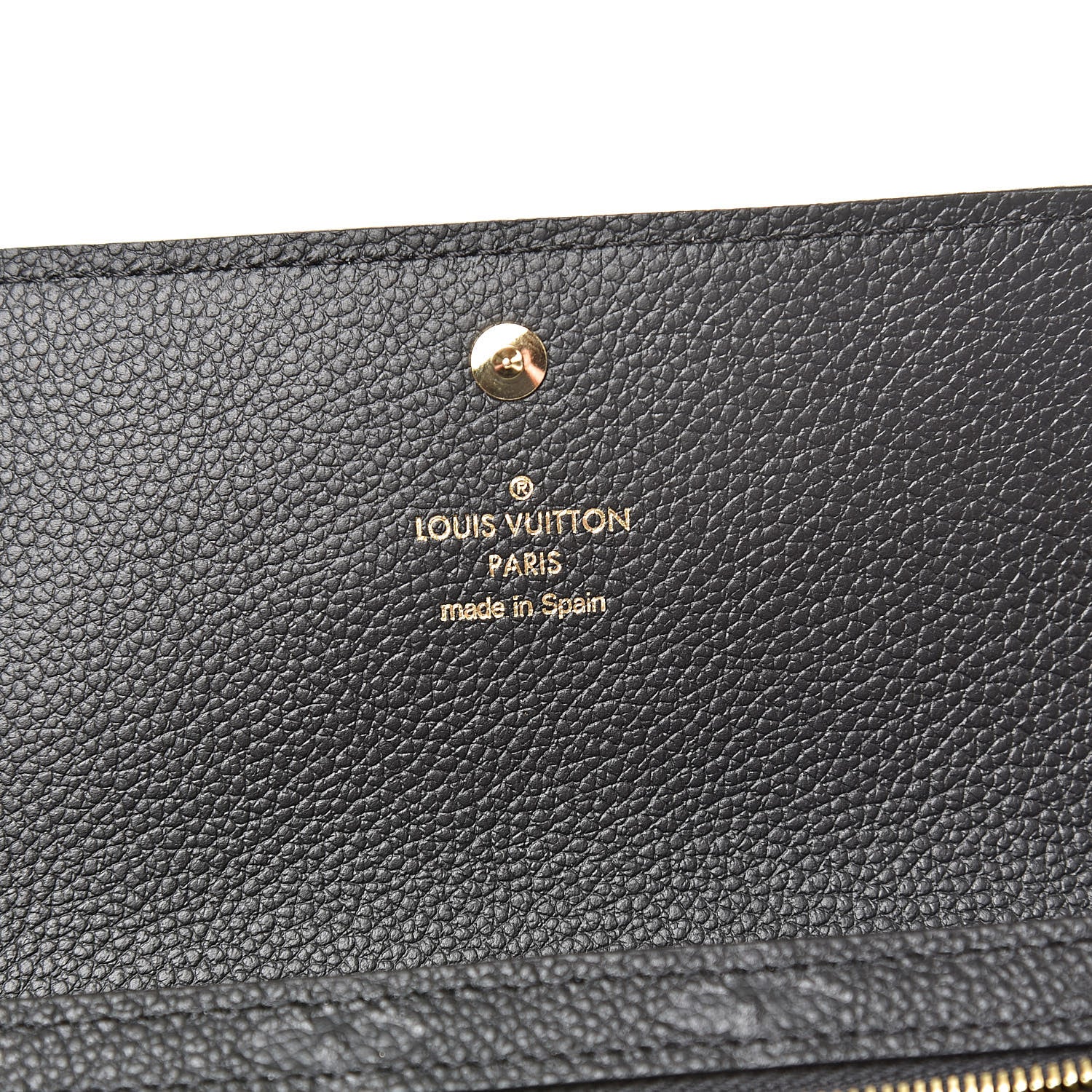 Louis Vuitton Empreinte Pont-Neuf Wallet Black 6 of 8
