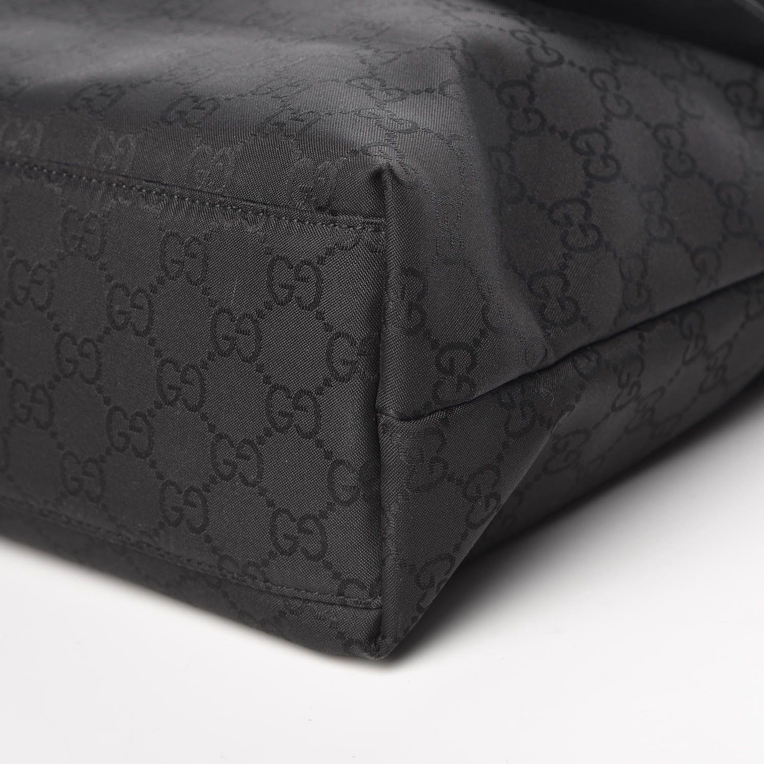 Gucci Nylon Monogram Messenger Bag Black 13 of 13