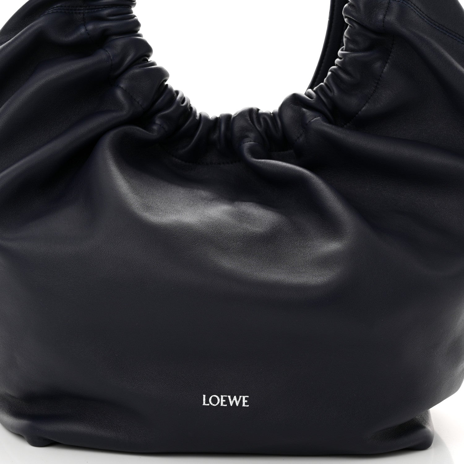 Loewe Buttery Nappa Lambskin Medium Squeeze Bag Abyss Blue 7 of 9
