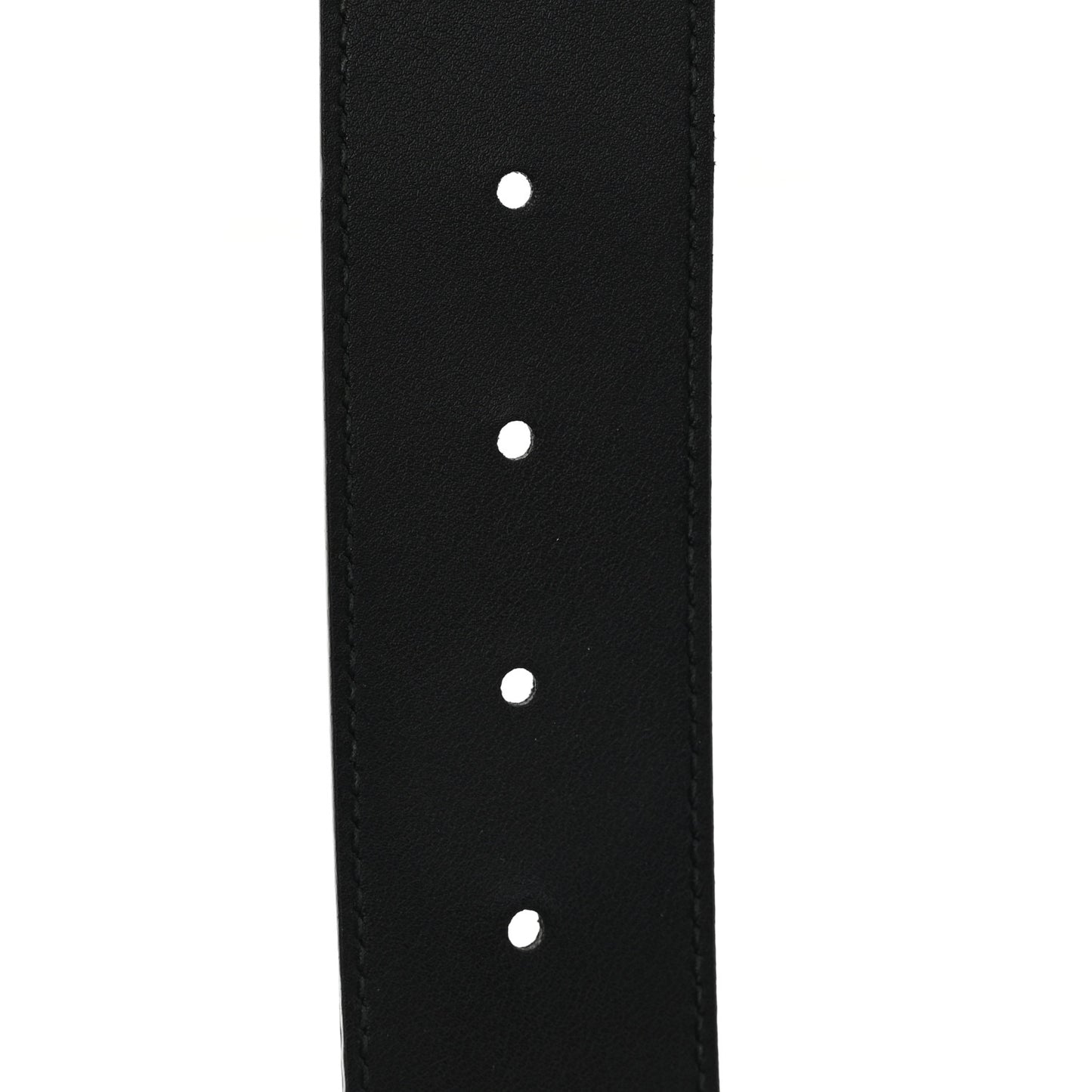 Textured Dollar Calfskin Double G 40mm Belt 90 36 Black