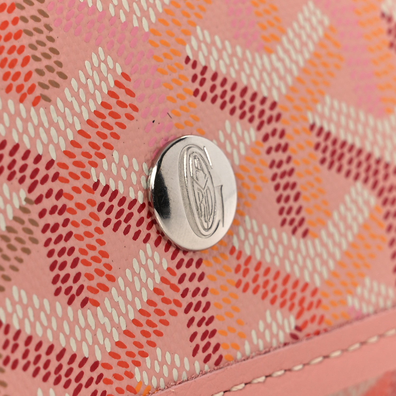 Goyard Goyardine Plumet Wallet Clutch Powder Pink 10 of 11