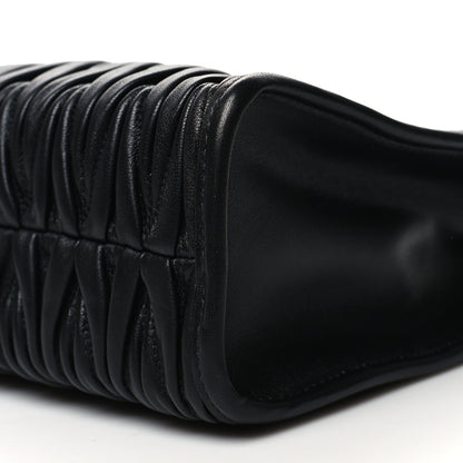 Miu Miu Nappa Matelasse Tote Bag Black 9 of 9
