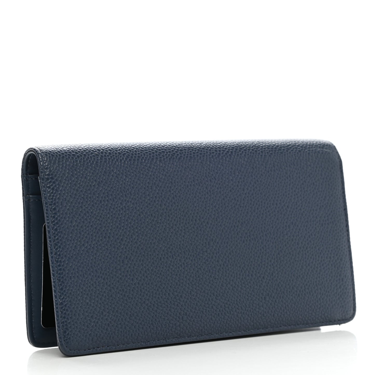 Caviar Timeless CC Yen Wallet Dark Blue