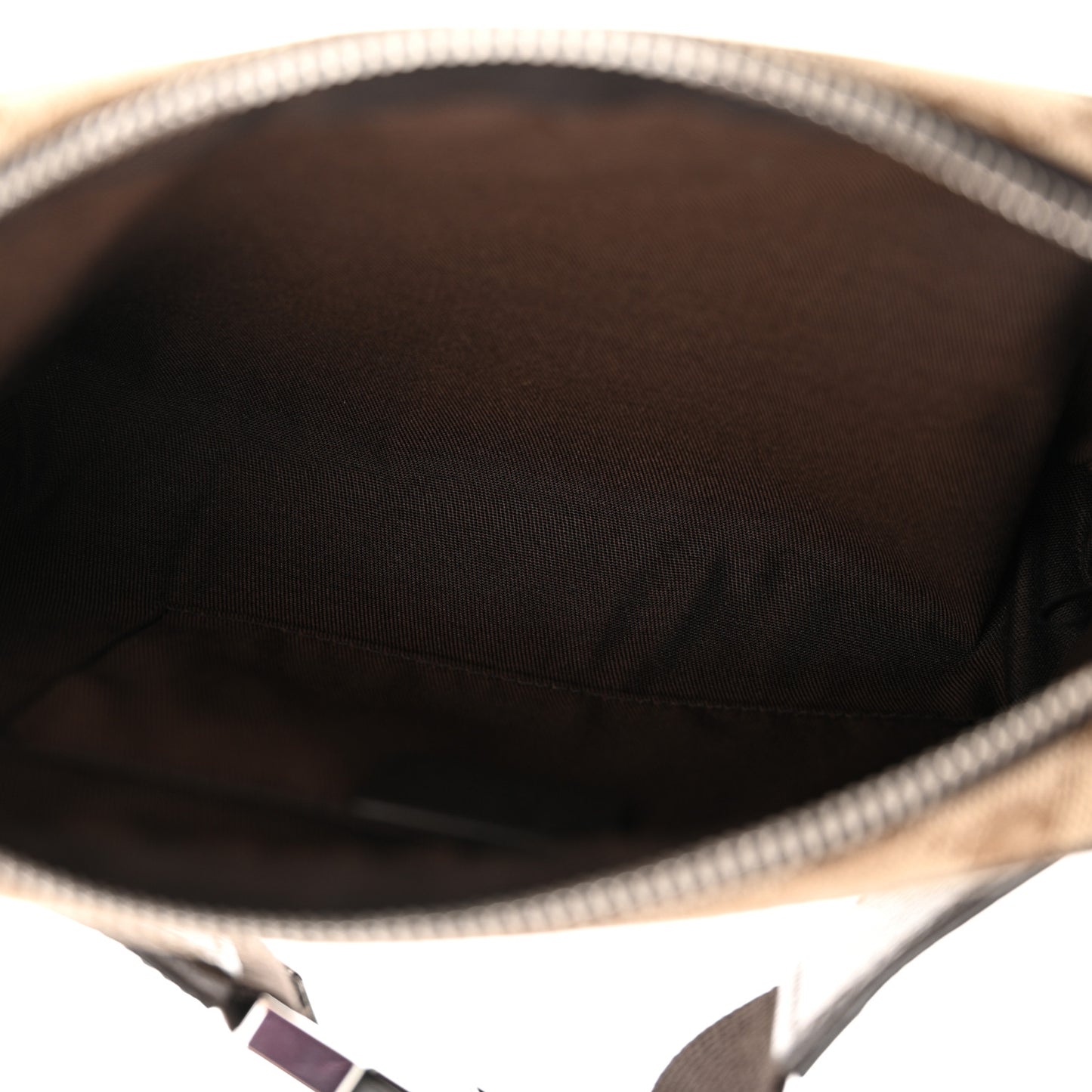 Monogram Dollar Calfskin Belt Bag Beige Ebony Testa di Moro Marrone Scuro