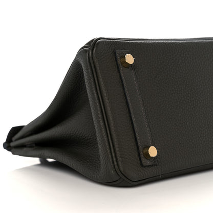 Hermes Togo Birkin 25 Vert De Gris 8 of 11