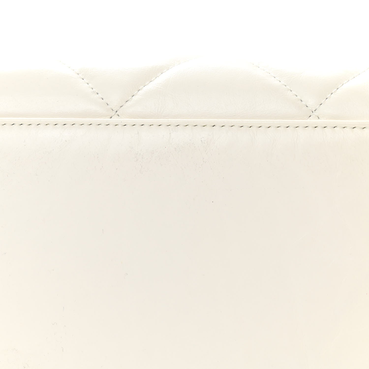 Chanel Calfskin Quilted Small CC Bowling Bag White 11 of 11