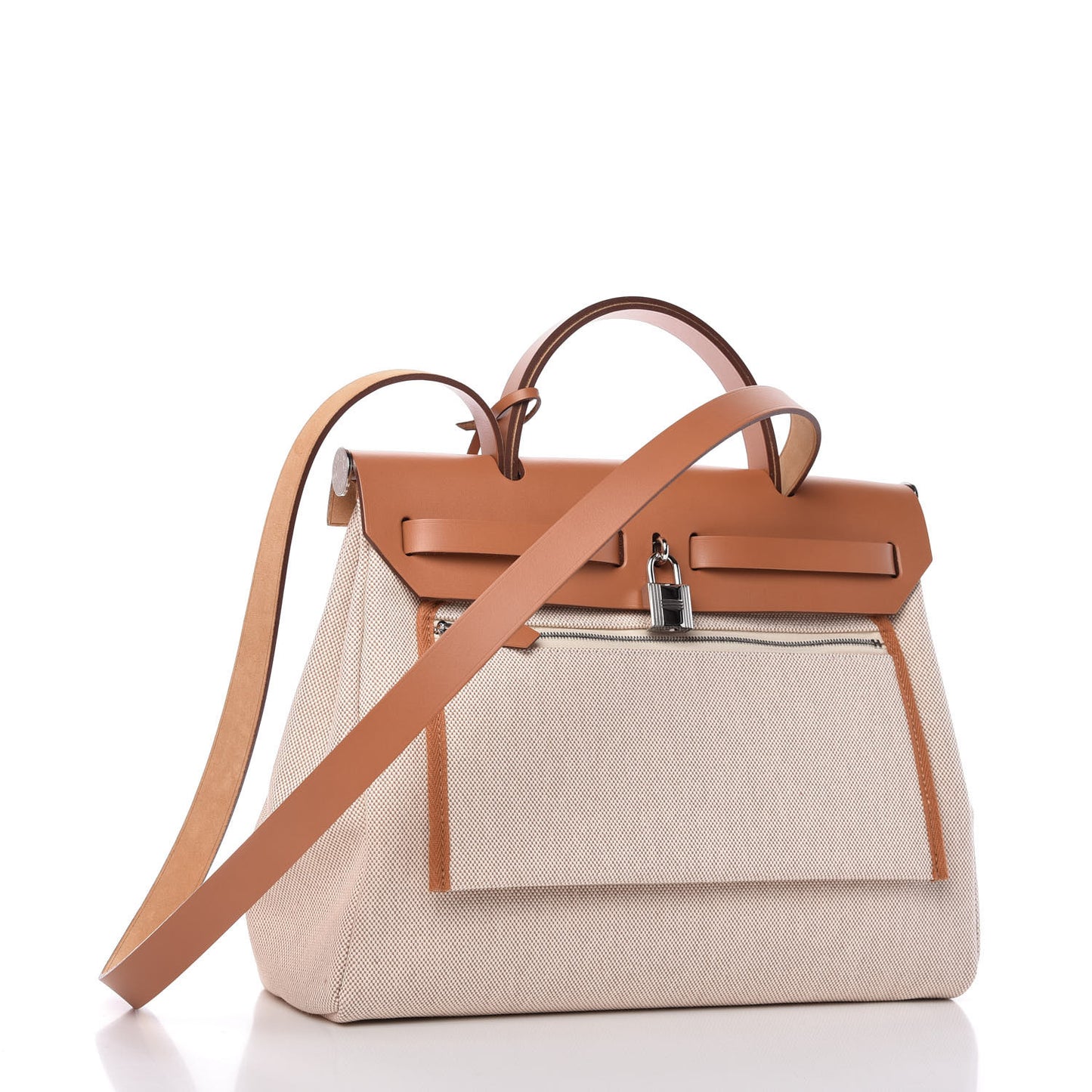 Vache Hunter Toile Pegase Pop Herbag Zip Retourne 31 PM Capucine Ecru