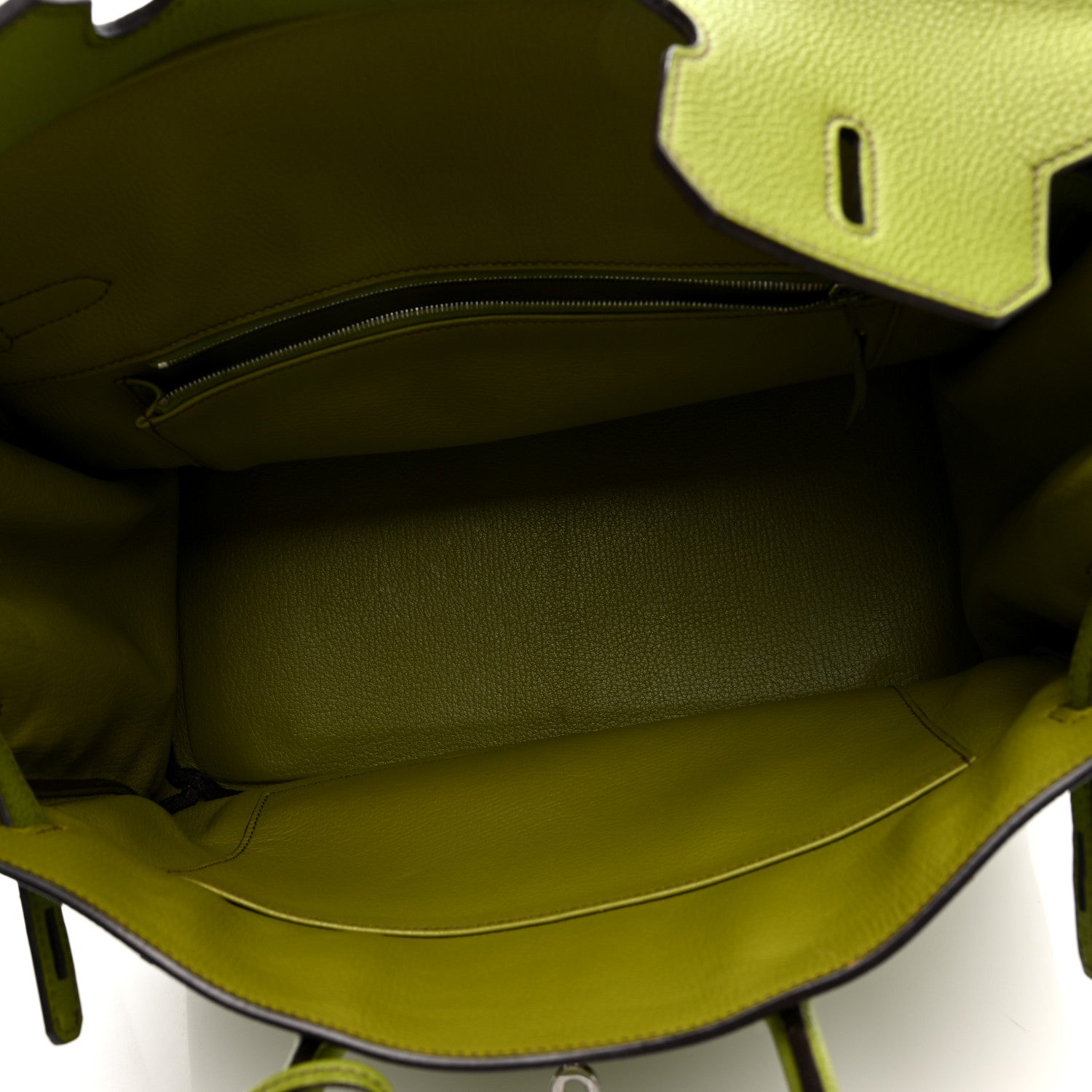 Hermes Togo Birkin 35 Vert Anis 5 of 10