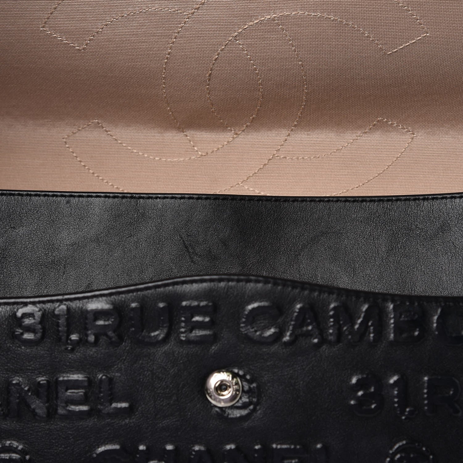 Chanel Calfskin Unlimited Jumbo Double Flap Black 9 of 10