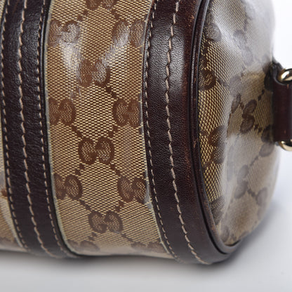 Gucci Crystal Monogram Duchessa Small Boston Bag Brown 12 of 22