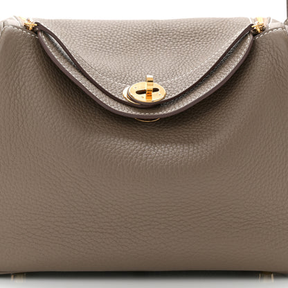 Hermes Taurillon Clemence Lindy 26 Etoupe 8 of 11