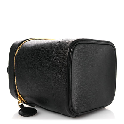 Chanel Caviar Vanity Cosmetic Case Black 4 of 14