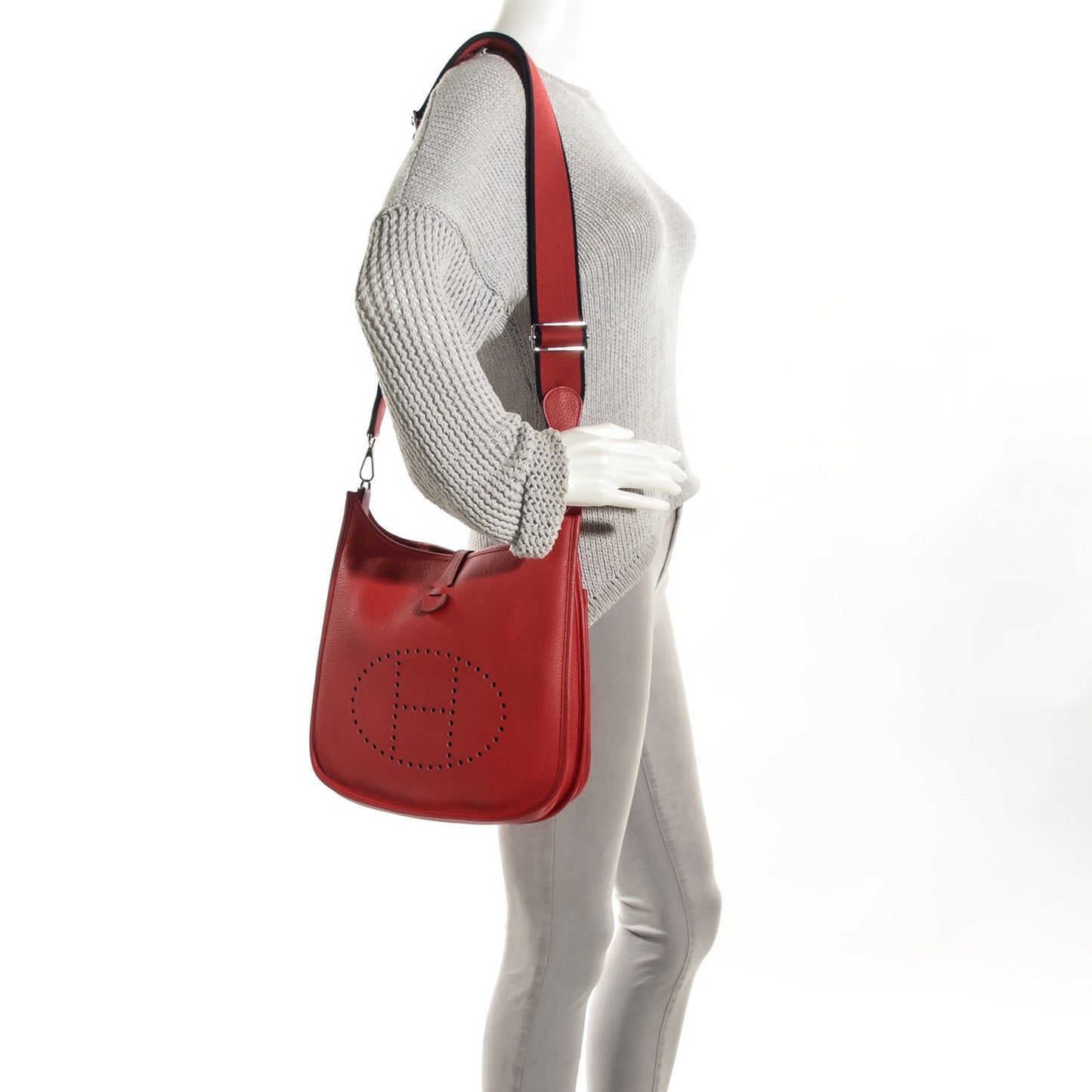 Taurillon Clemence Evelyne III PM Rouge Casaque