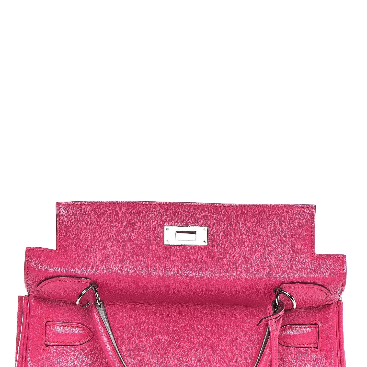 Hermes Chevre Mysore Kelly Retourne 28 Rose Shocking 16 of 41