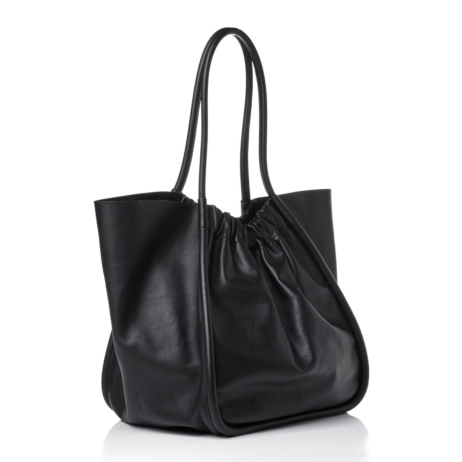 Proenza Schouler Calfskin XL Ruched Tote Black 2 of 11