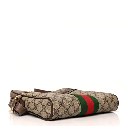 Gucci GG Supreme Monogram Web Small Ophidia Messenger Bag Brown 4 of 12