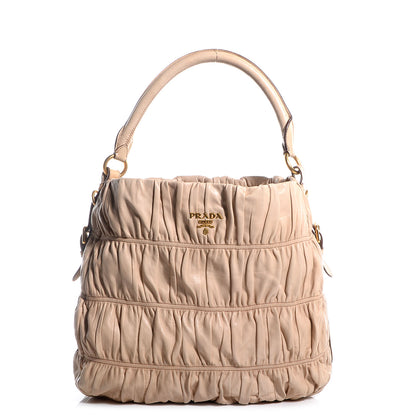 Prada Nappa Gaufre Hobo Cipria 1 of 10