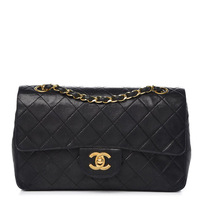 Chanel Lambskin Quilted Small Double Flap Black 1 of 19