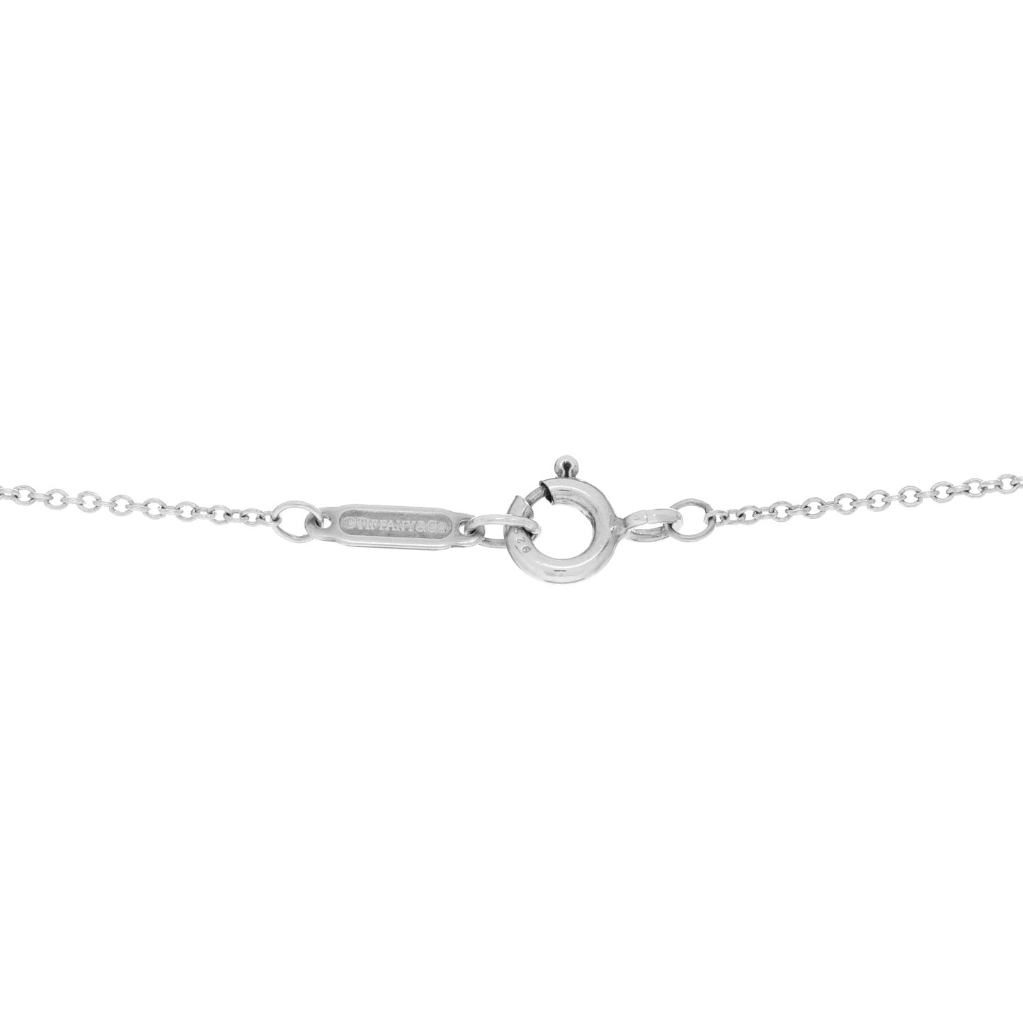 Sterling Silver Letter R Disc Pendant Necklace