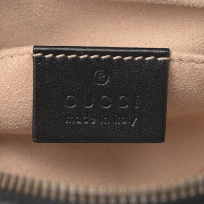Gucci Calfskin Matelasse GG Marmont Belt Bag 85 34 Black 6 of 13
