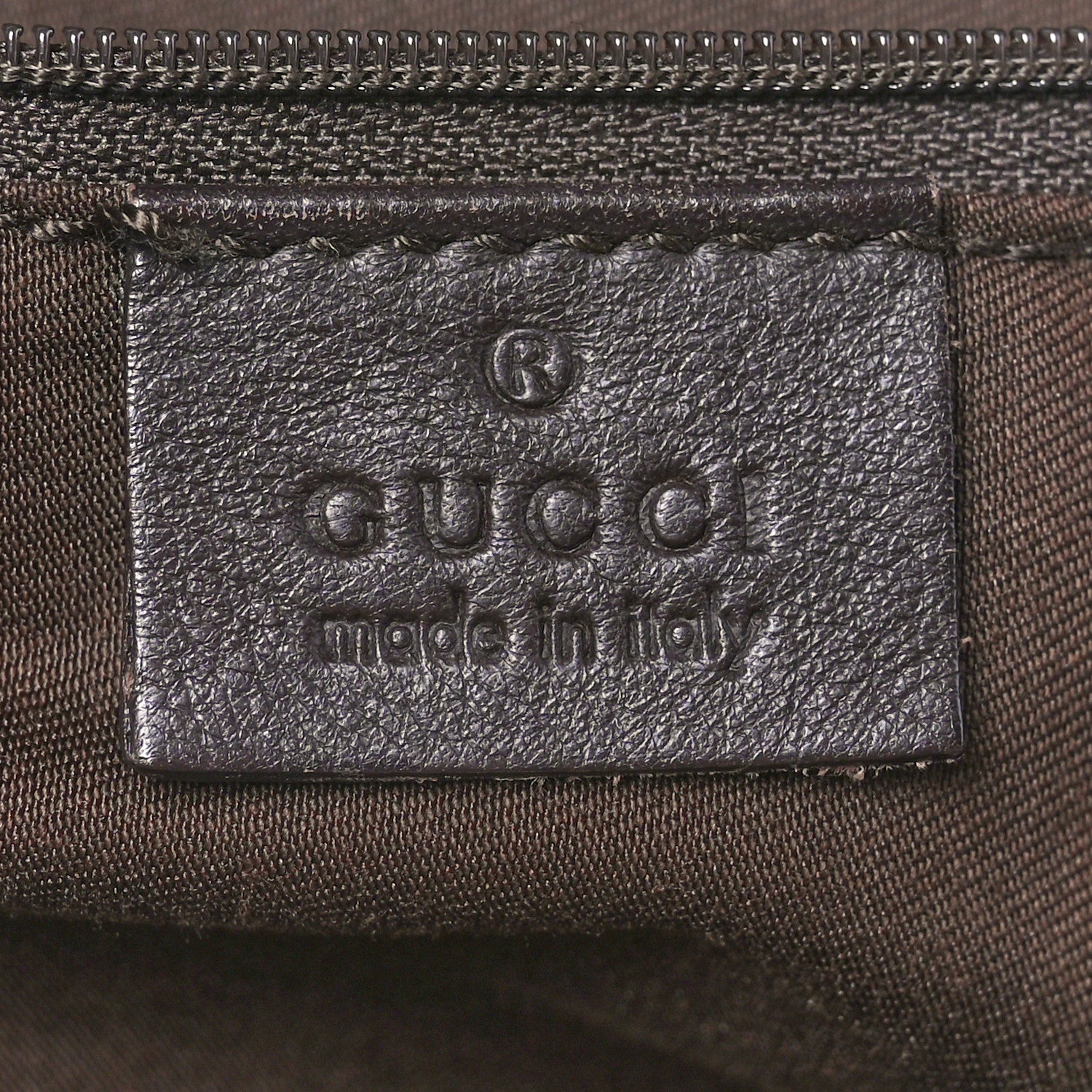Gucci Monogram Medium D Gold Tote Bag Brown 6 of 10