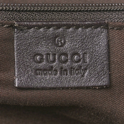 Gucci Monogram Medium D Gold Tote Bag Brown 6 of 10