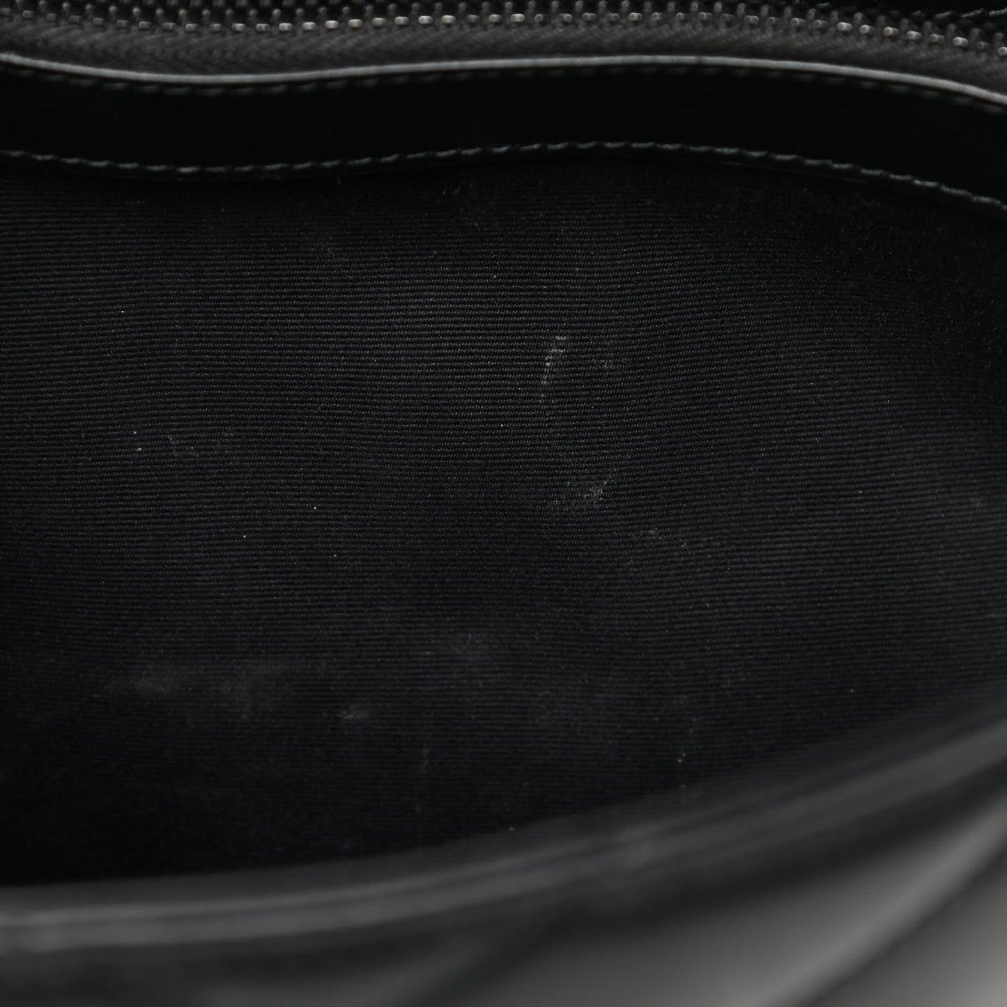 Calfskin Y Quilted Monogram Medium Loulou Chain Satchel Black