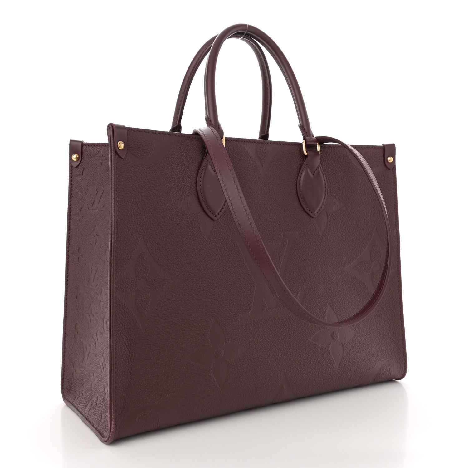 Louis Vuitton Empreinte Monogram Giant Onthego MM Wine 3 of 13