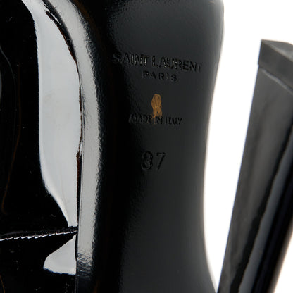 Saint Laurent Patent Silvana 110mm Pumps 37 Black 8 of 10