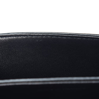 Chanel Glazed Calfskin Single Flap Black 13 of 15
