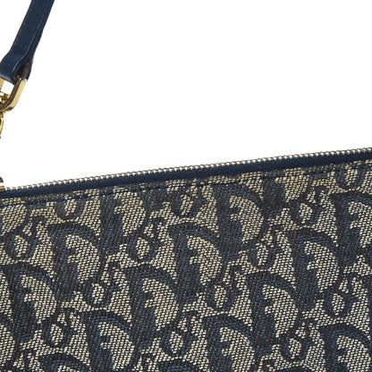Christian Dior Monogram Mini Saddle Pochette Navy 13 of 13