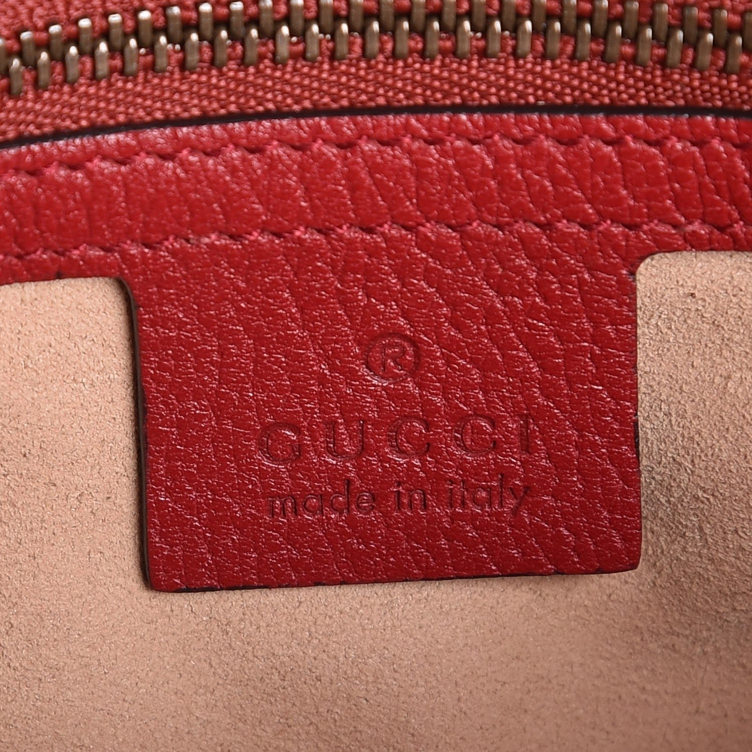 Gucci GG Supreme Monogram Medium Queen Margaret Shoulder Bag Red 6 of 7