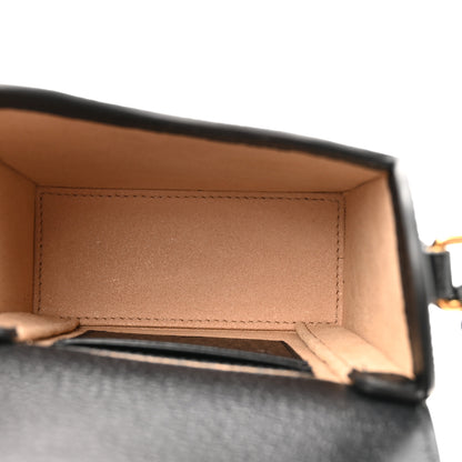 Gucci Dollar Calfskin Vertical Horsebit 1955 Crossbody Bag Black 5 of 11