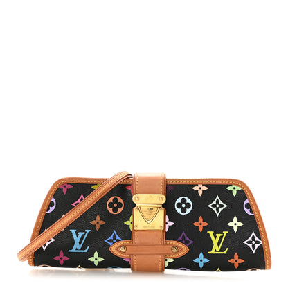 Louis Vuitton Monogram Multicolor Shirley Black 1 of 9