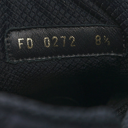 Louis Vuitton Monogram Damier Knit Mens Show Up Sneakers 8.5 Black 6 of 8