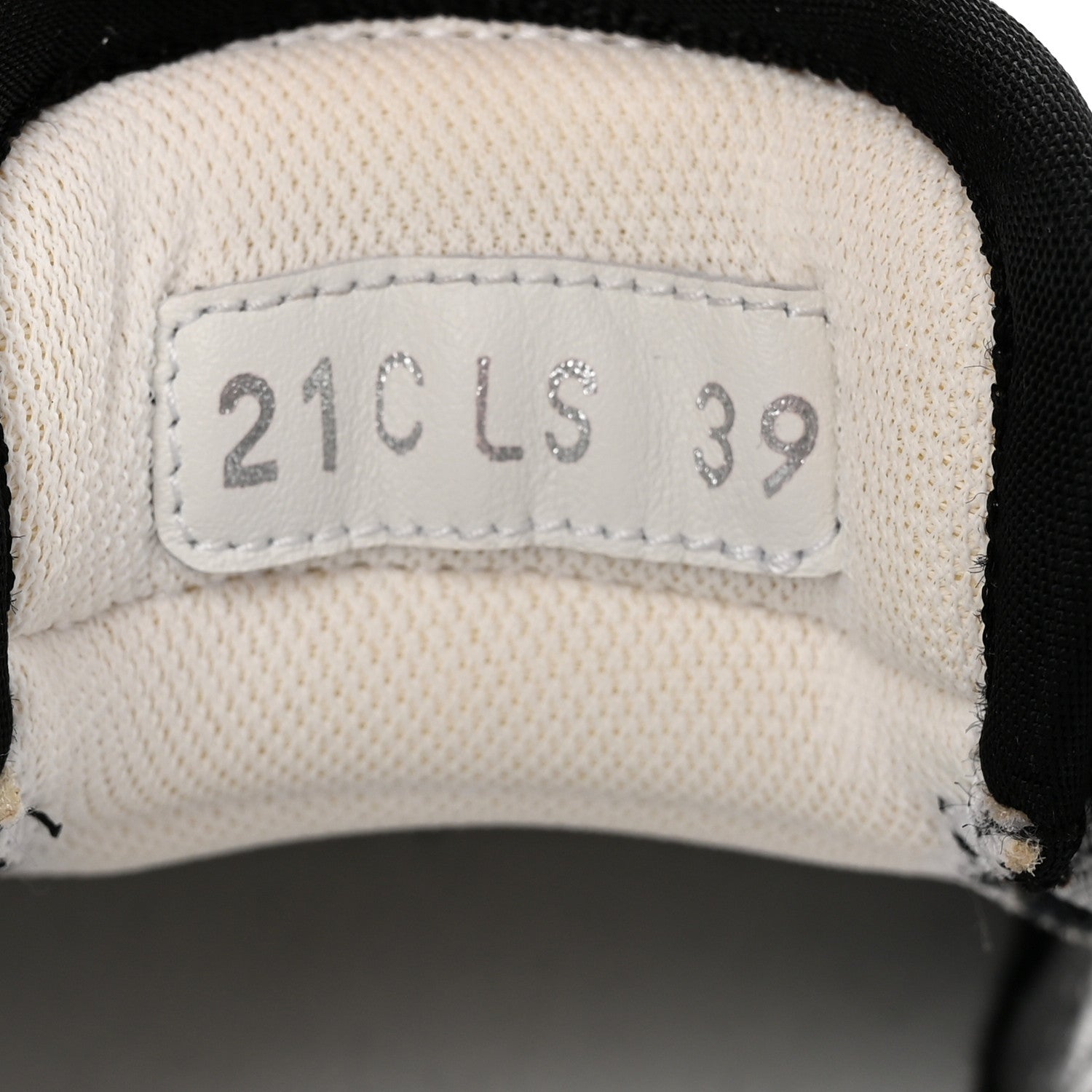 Christian Dior Smooth Calfskin Technical Mesh Oblique Womens B25 Runner Sneakers 39 Black Grey 10 of 17