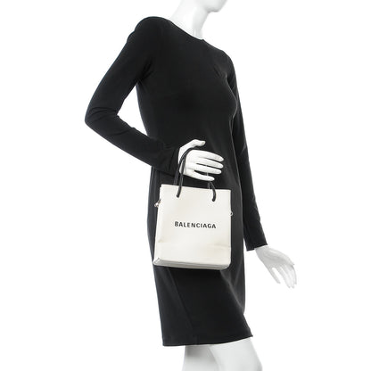 Balenciaga Calfskin Logo XXS Shopping Tote White 3 of 11