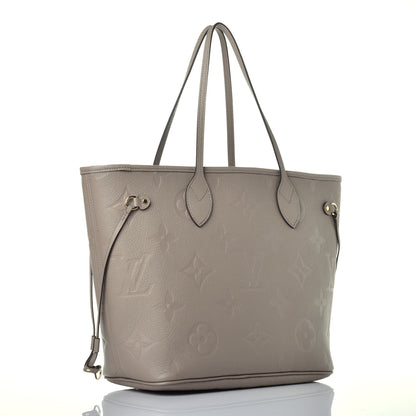 Louis Vuitton Empreinte Monogram Giant Neverfull MM Tourterelle 3 of 8