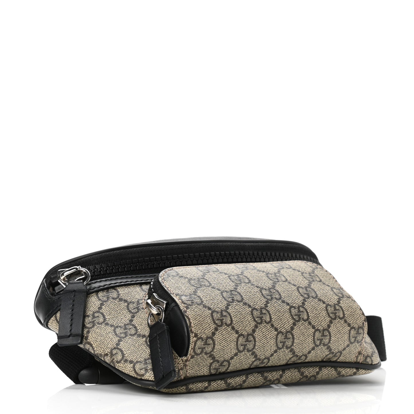 GG Supreme Monogram Belt Bag Black
