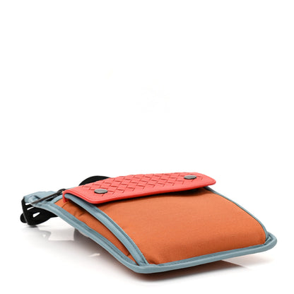 Bottega Veneta Nappa Intrecciato Nylon High Tech Crossbody Pouch Multicolor 4 of 9