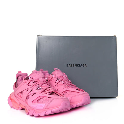 Balenciaga Mesh Nylon Womens Track Sneakers 38 Pink 9 of 9