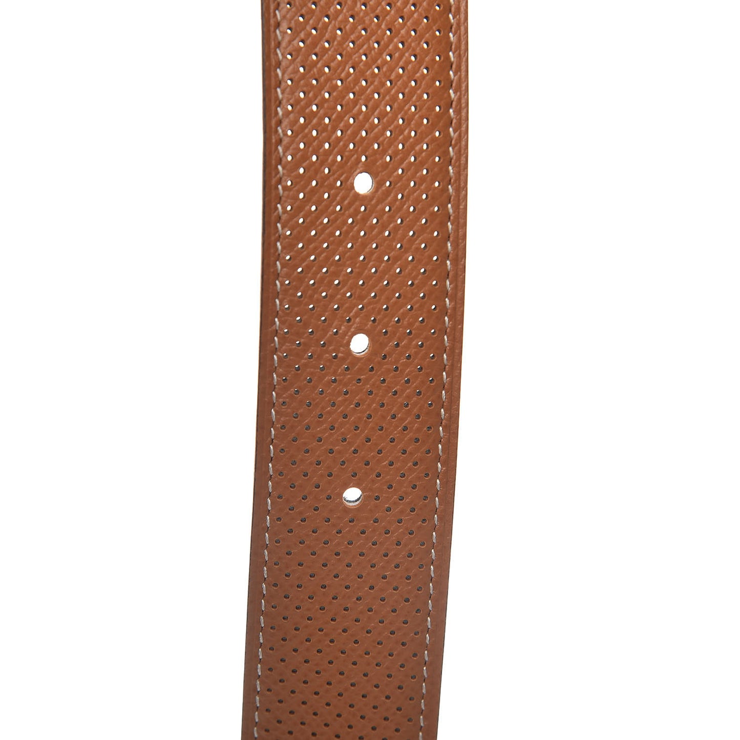 Epsom Perforated 32mm Belt 95 Gold Black