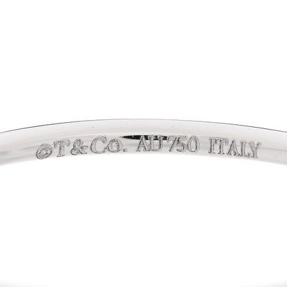 Tiffany 18K White Gold Diamond T Wire Ring 65 11 5 of 5