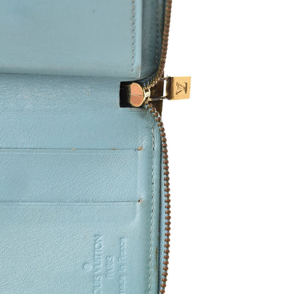 Louis Vuitton Vernis Zippy Coin Purse Baby Blue 10 of 13
