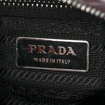 Prada Tessuto Nylon Saffiano Hobo Plum 6 of 8