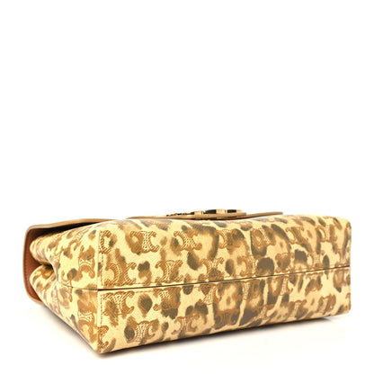 Celine Canvas Leopard Print Medium Victoire Bag 4 of 10