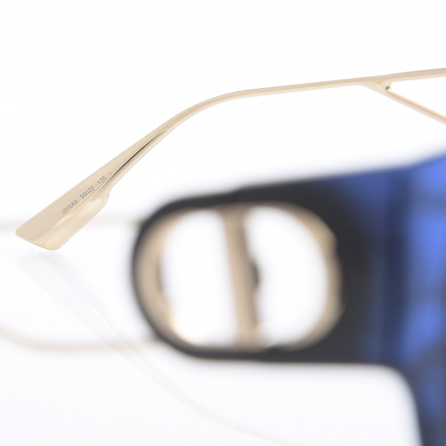 Acetate Rectangular 30 Montaigne 1 Sunglasses Blue